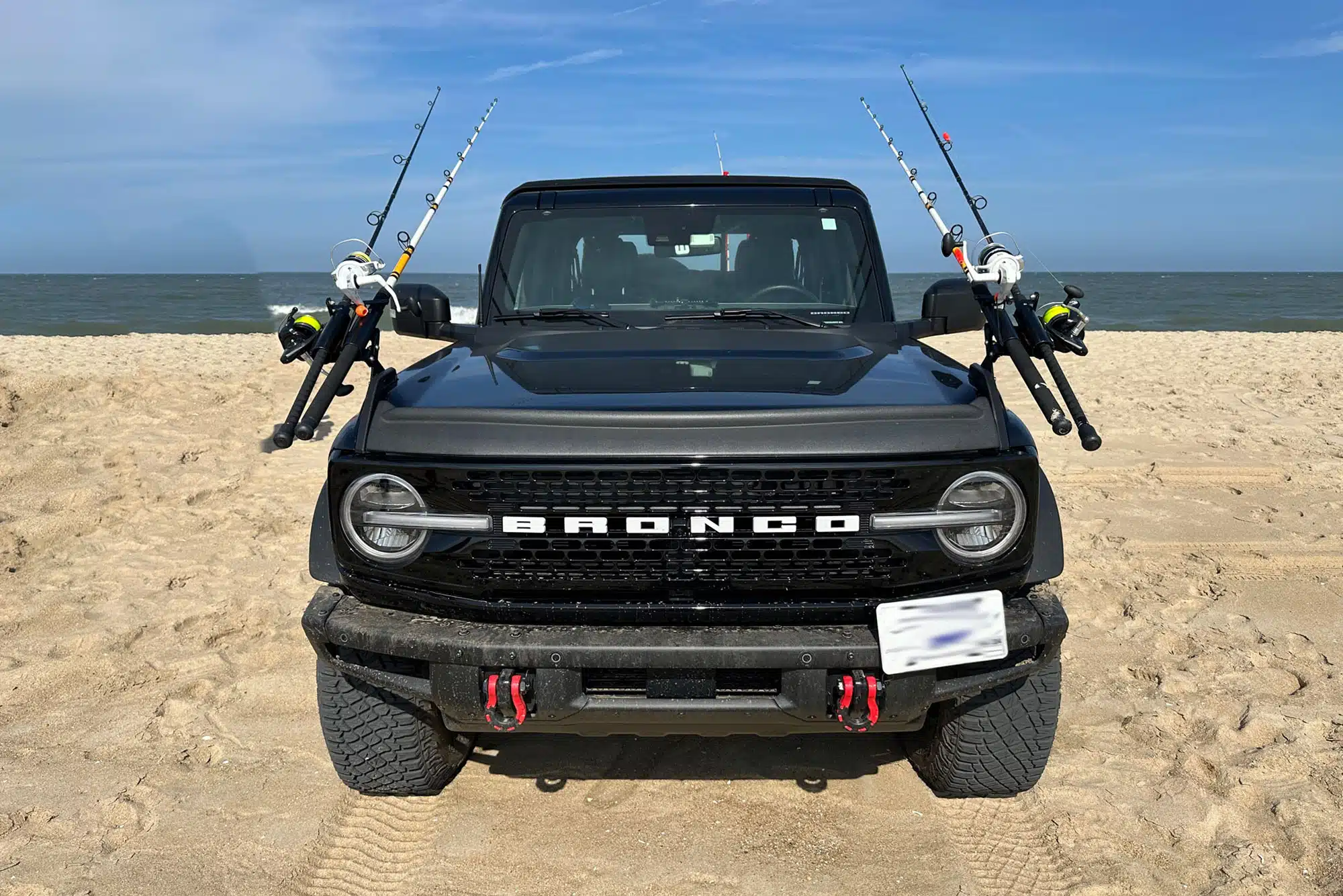 Ford bronco deals fishing rod holder