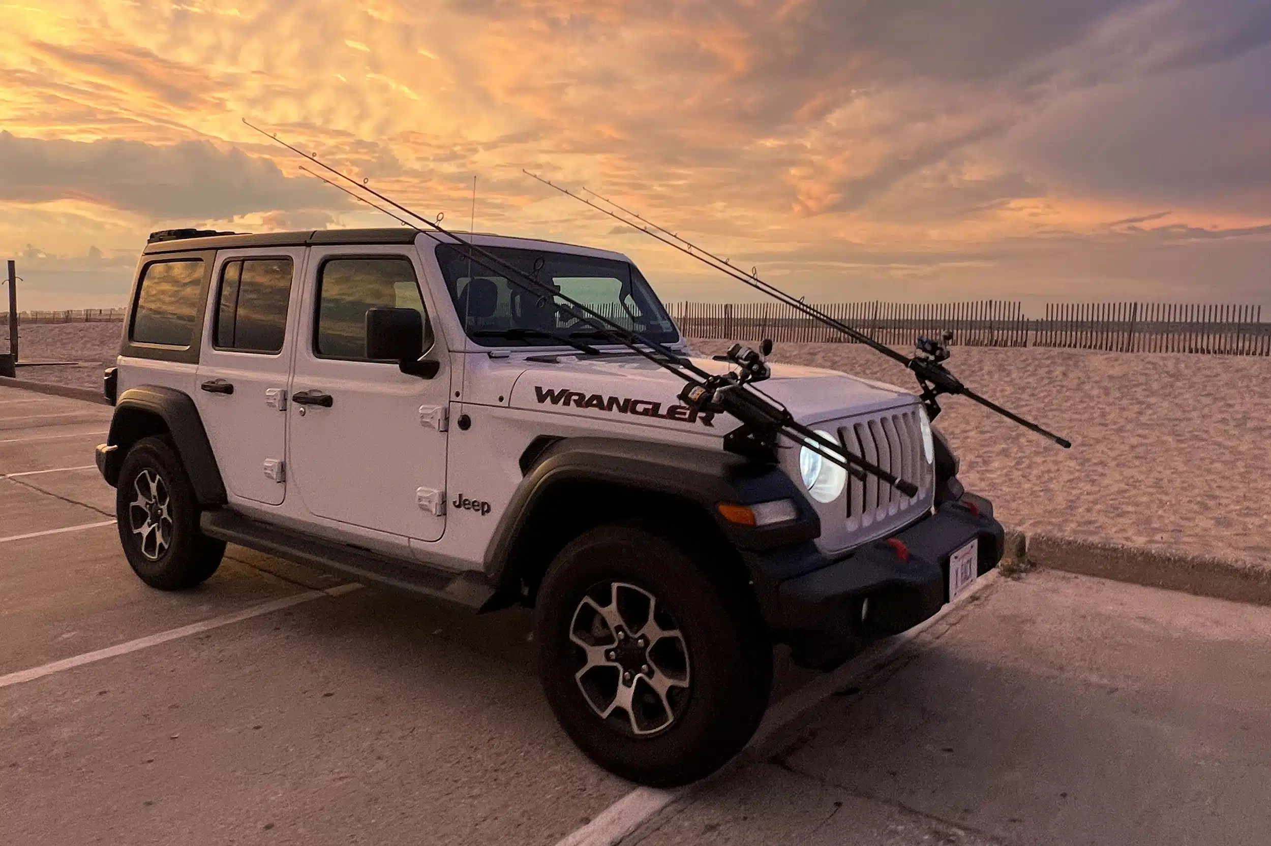 jeep wrangler fishing rod rack - Google Search