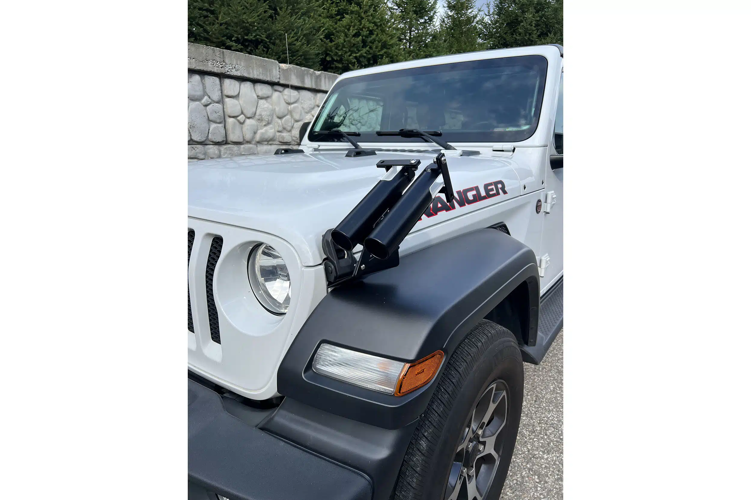 X-Rocket Hood Mount Fishing Rod Holders for 2018+ Jeep Wrangler  JL/Gladiator - X-Rack