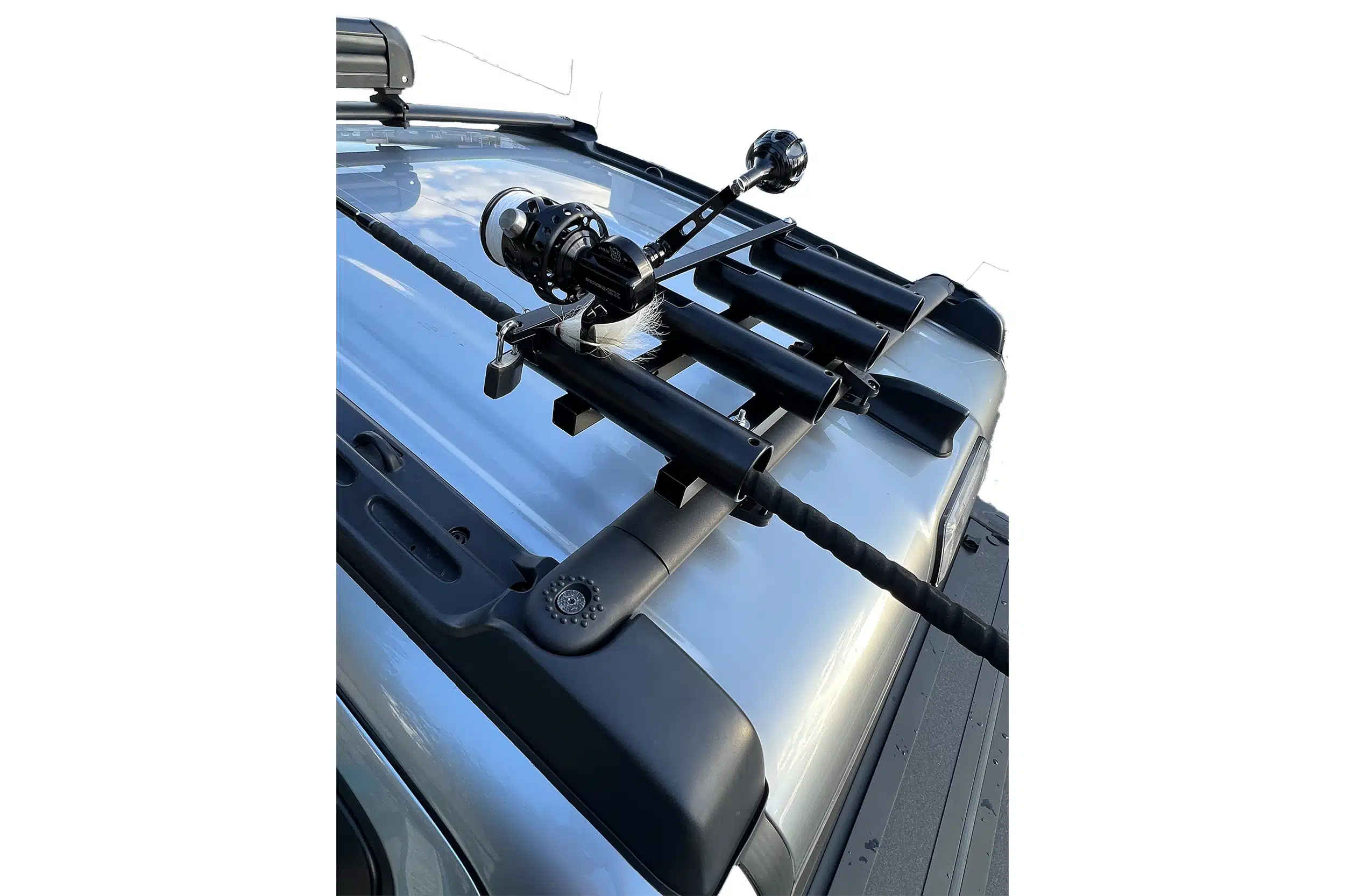 X-Rocket RTC Locking Roof Top Fishing Rod Holders - X-Rack