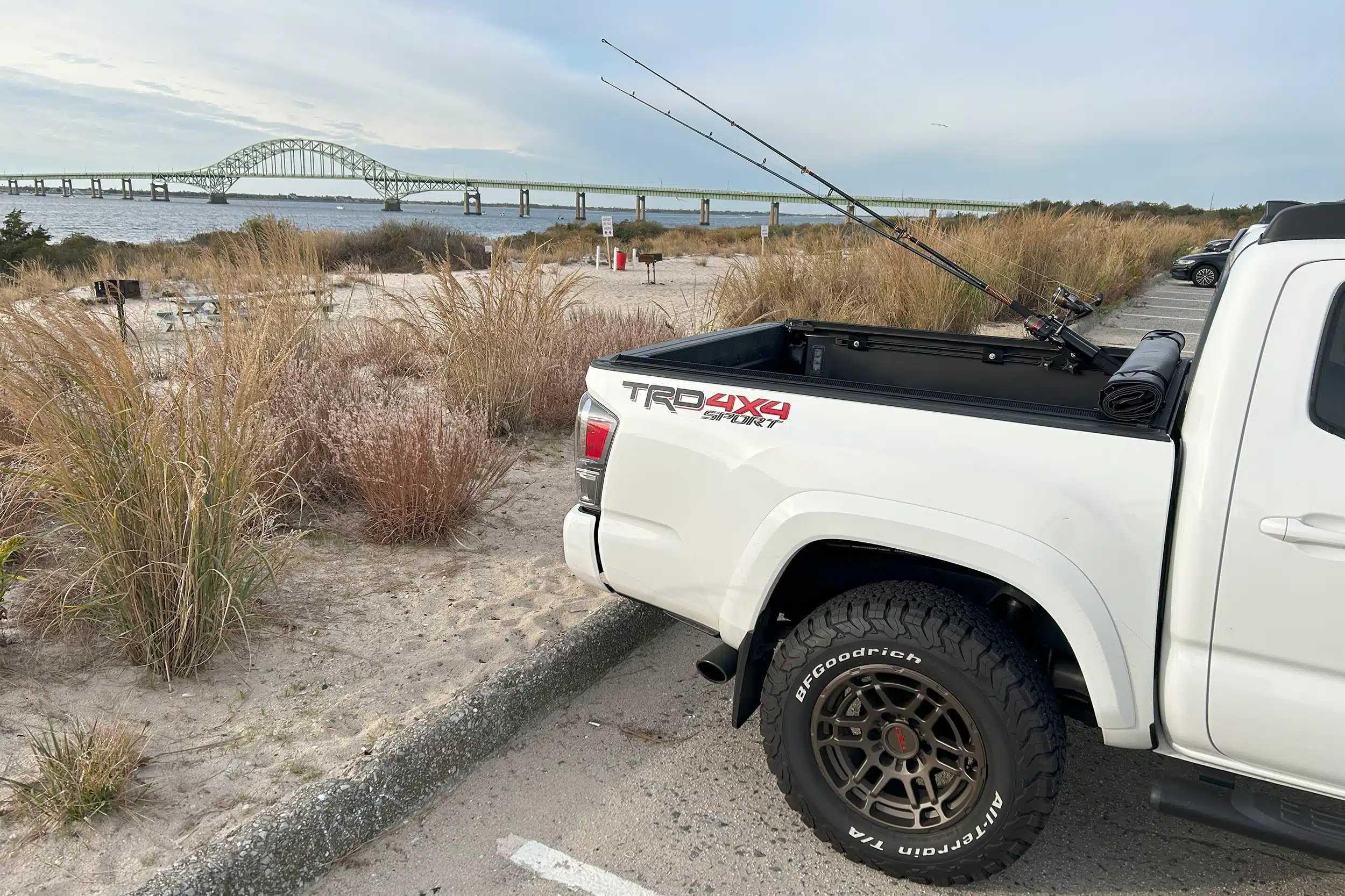 Truck bed fishing rod holder - Bedrack fishing rod holder review