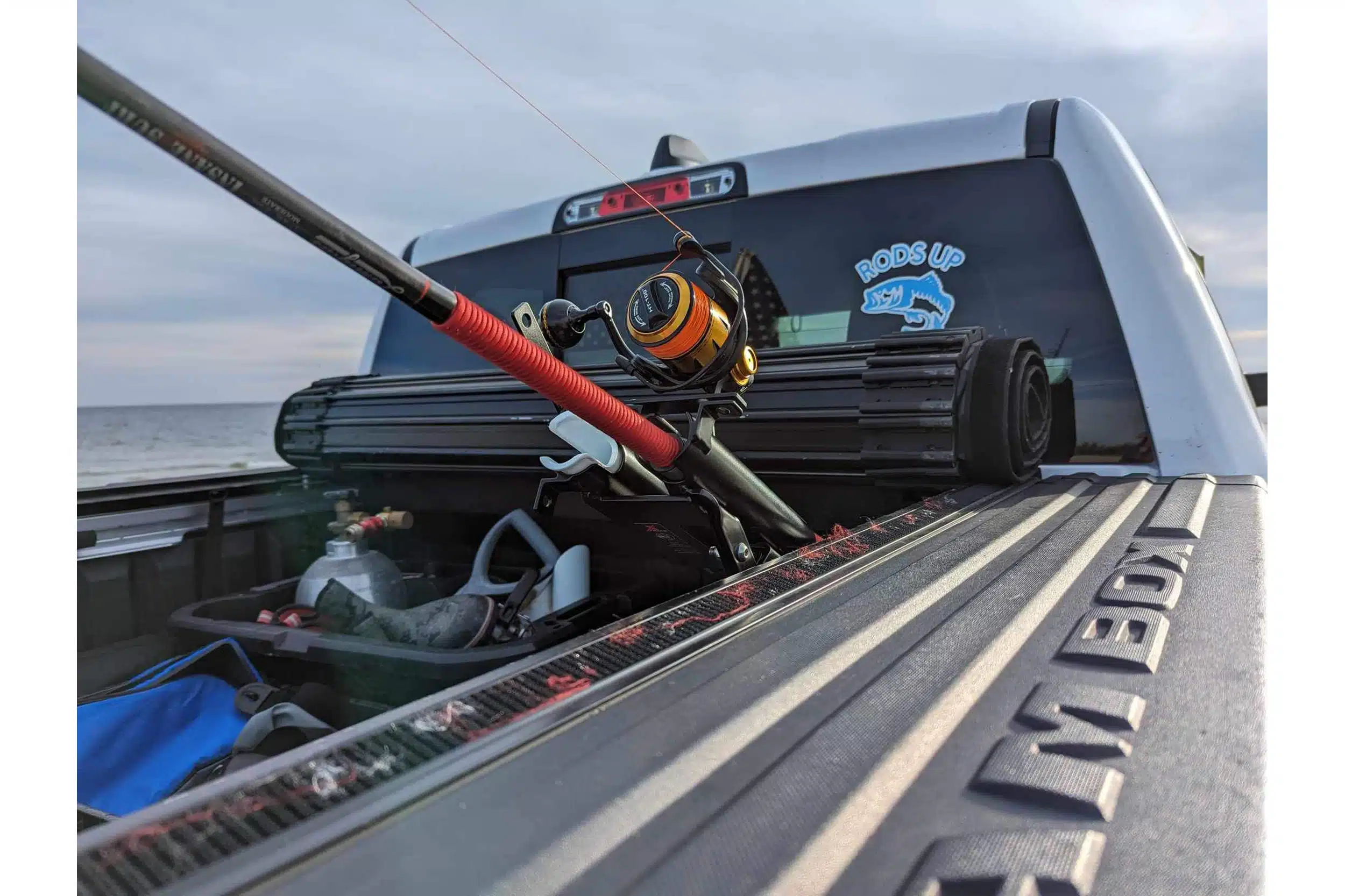 Truck bed fishing rod holder - Bedrack fishing rod holder review